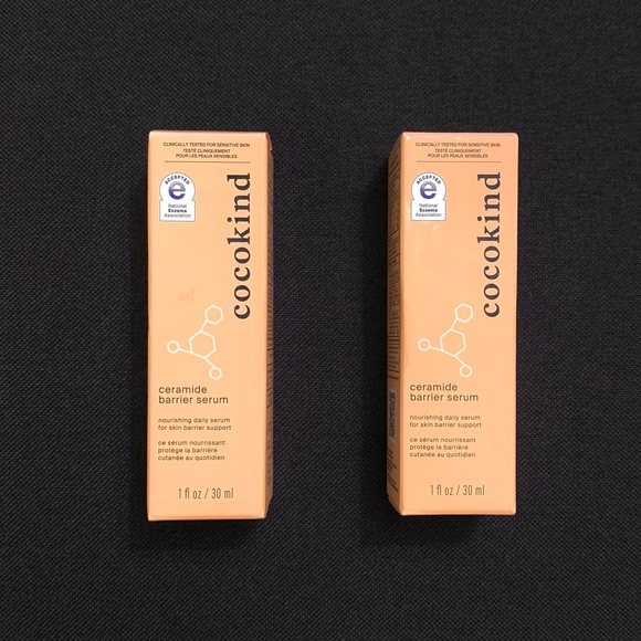 2X COCOKIND Ceramide Barrier Serum — Full Size (1.0 fl oz each) NWT - Picture 1 of 3